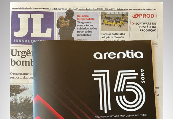 Revista - Edição comemorativa dos 15 anos da Arentia